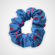 Load image into Gallery viewer, Ladybug Denim Scrunchie