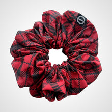 Load image into Gallery viewer, Red Plaid Scrunchie
