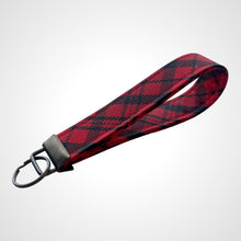 Load image into Gallery viewer, Red Plaid Wristlet