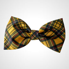 Load image into Gallery viewer, Mustard Tartan Bow Tie