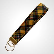 Load image into Gallery viewer, Mustard Tartan Wristlet