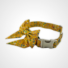 Load image into Gallery viewer, Mustard Floral Sailors Bow