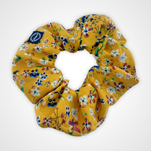 Load image into Gallery viewer, Mustard Floral Scrunchie