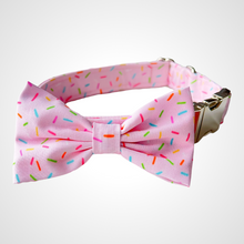 Load image into Gallery viewer, Pink Sprinkles Bow Tie