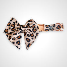 Load image into Gallery viewer, Blush Leopard Sailors Bow