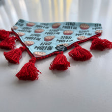 Load image into Gallery viewer, Red tassel trim - bandana add on