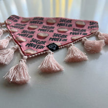 Load image into Gallery viewer, Pink tassel trim - bandana add on