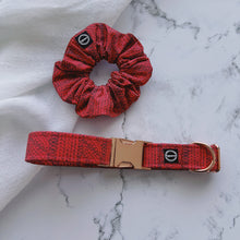 Load image into Gallery viewer, Cranberry Cable Scrunchie

