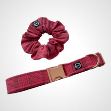 Load image into Gallery viewer, Cranberry Cable Scrunchie
