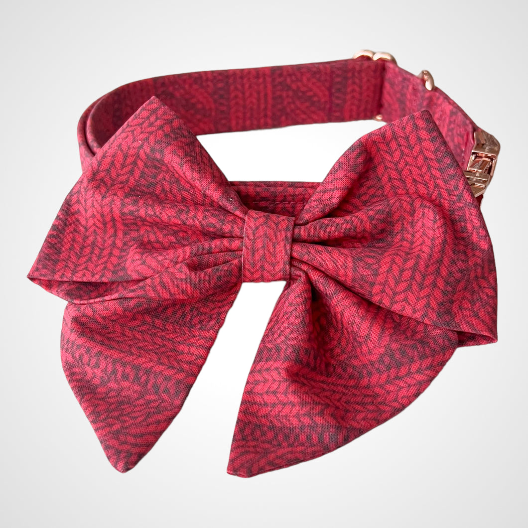 Cranberry Cable Sailors Bow