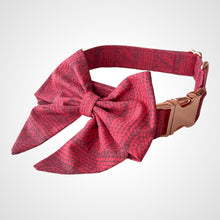 Load image into Gallery viewer, Cranberry Cable Sailors Bow
