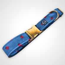 Load image into Gallery viewer, Ladybug Denim Collar
