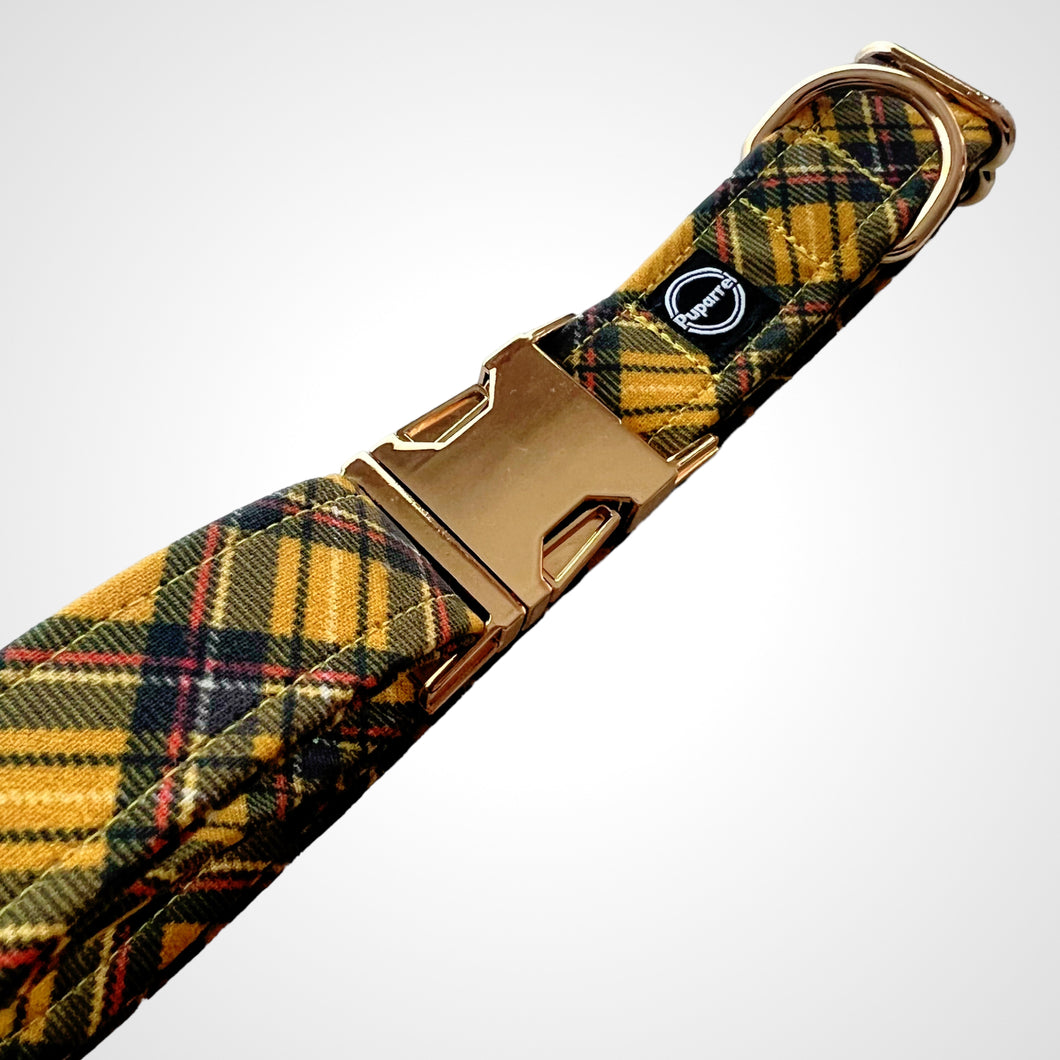 Mustard Tartan Collar