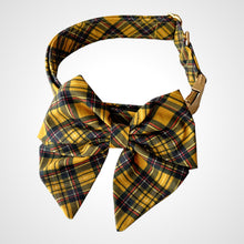 Load image into Gallery viewer, Mustard Tartan Sailors Bow
