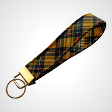 Load image into Gallery viewer, Mustard Tartan Wristlet
