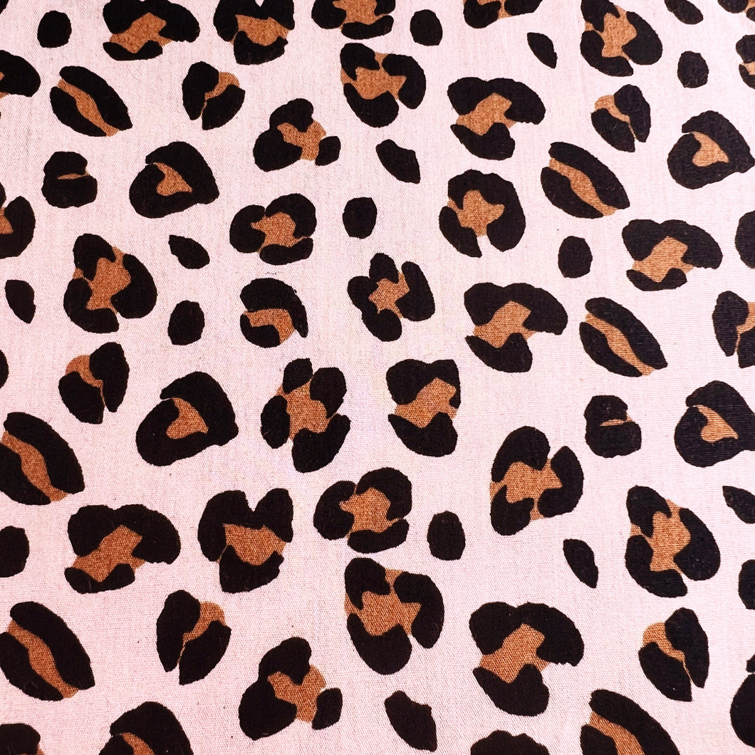 Blush Leopard Bandana