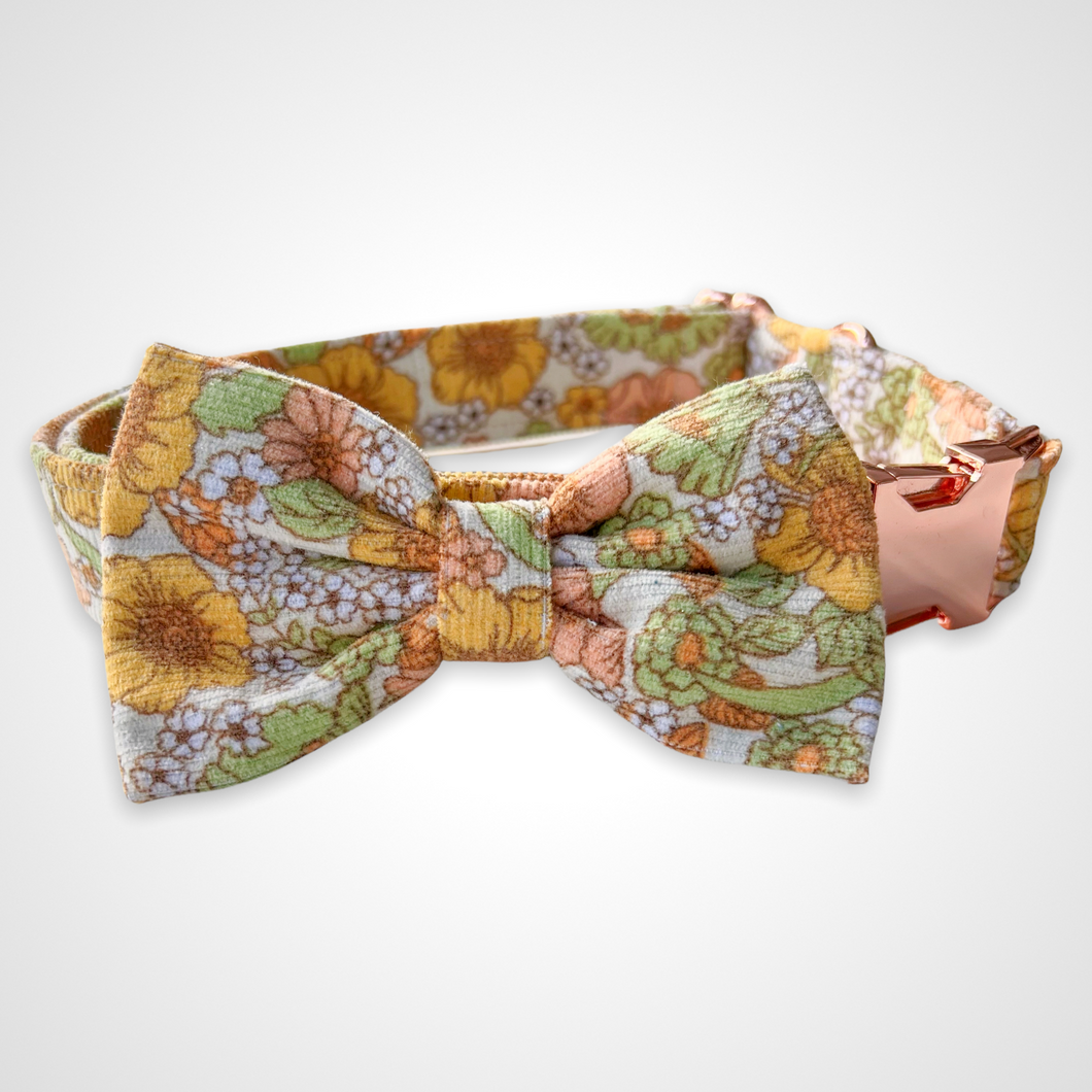 Dahlia Bloom Bow Tie