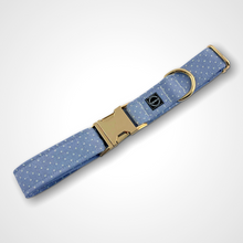 Load image into Gallery viewer, Denim Dot Collar
